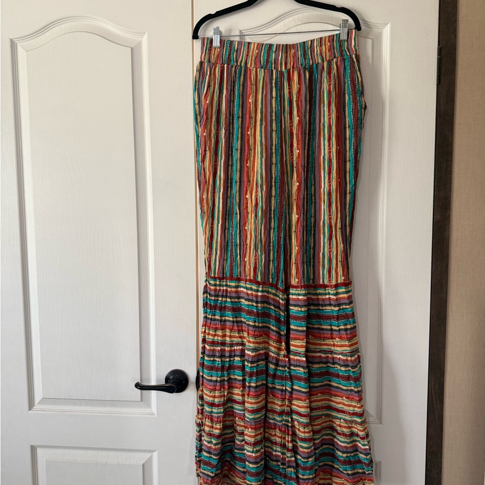 Multi-Color Striped Pants